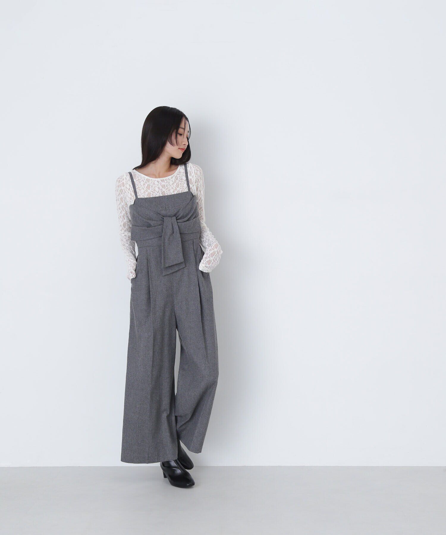  「ビッグリボンオールインワン」|ワンピース|