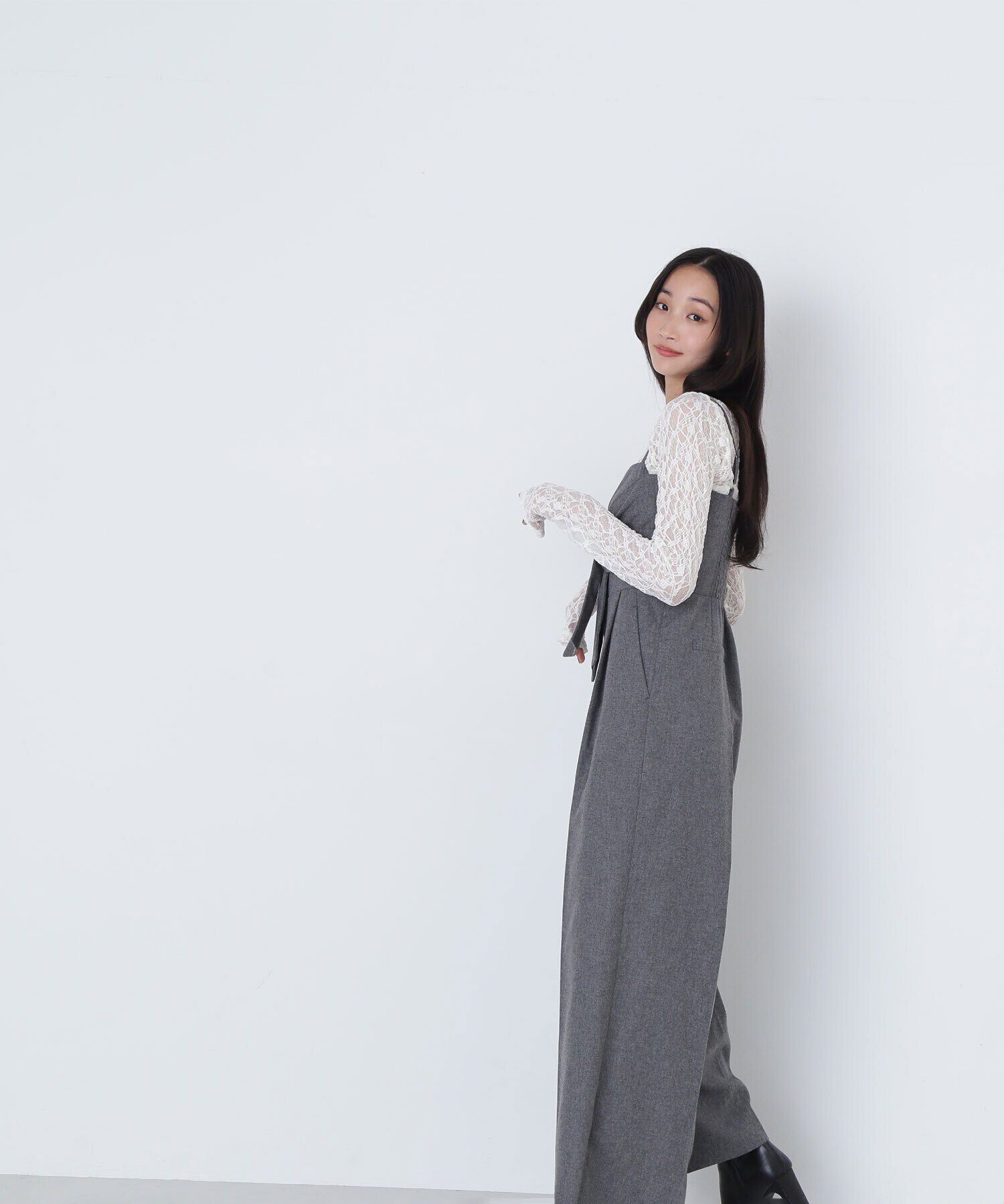  「ビッグリボンオールインワン」|ワンピース|