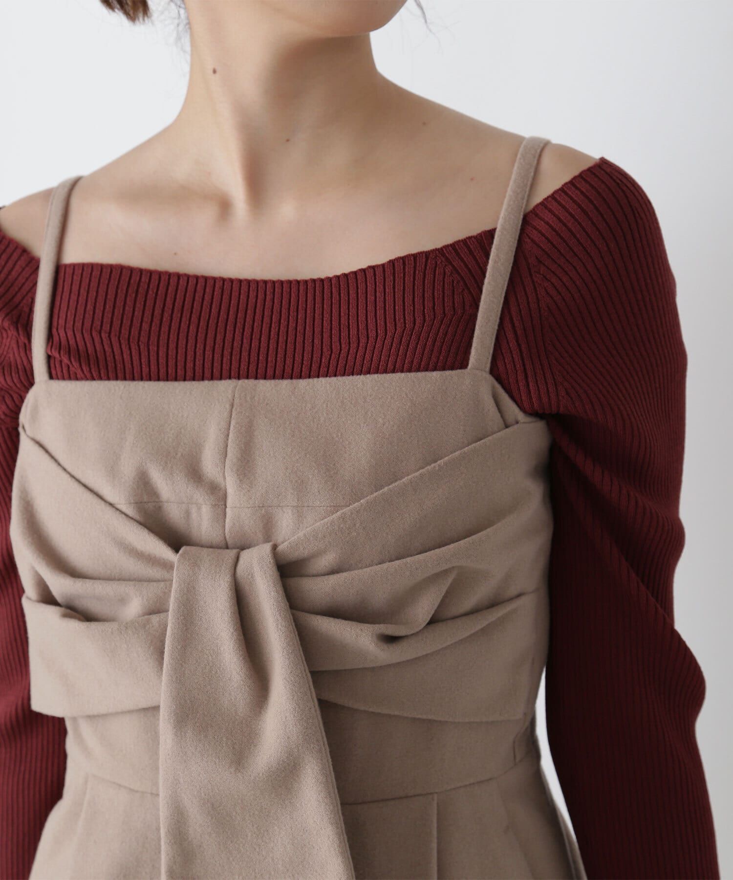  「ビッグリボンオールインワン」|ワンピース|