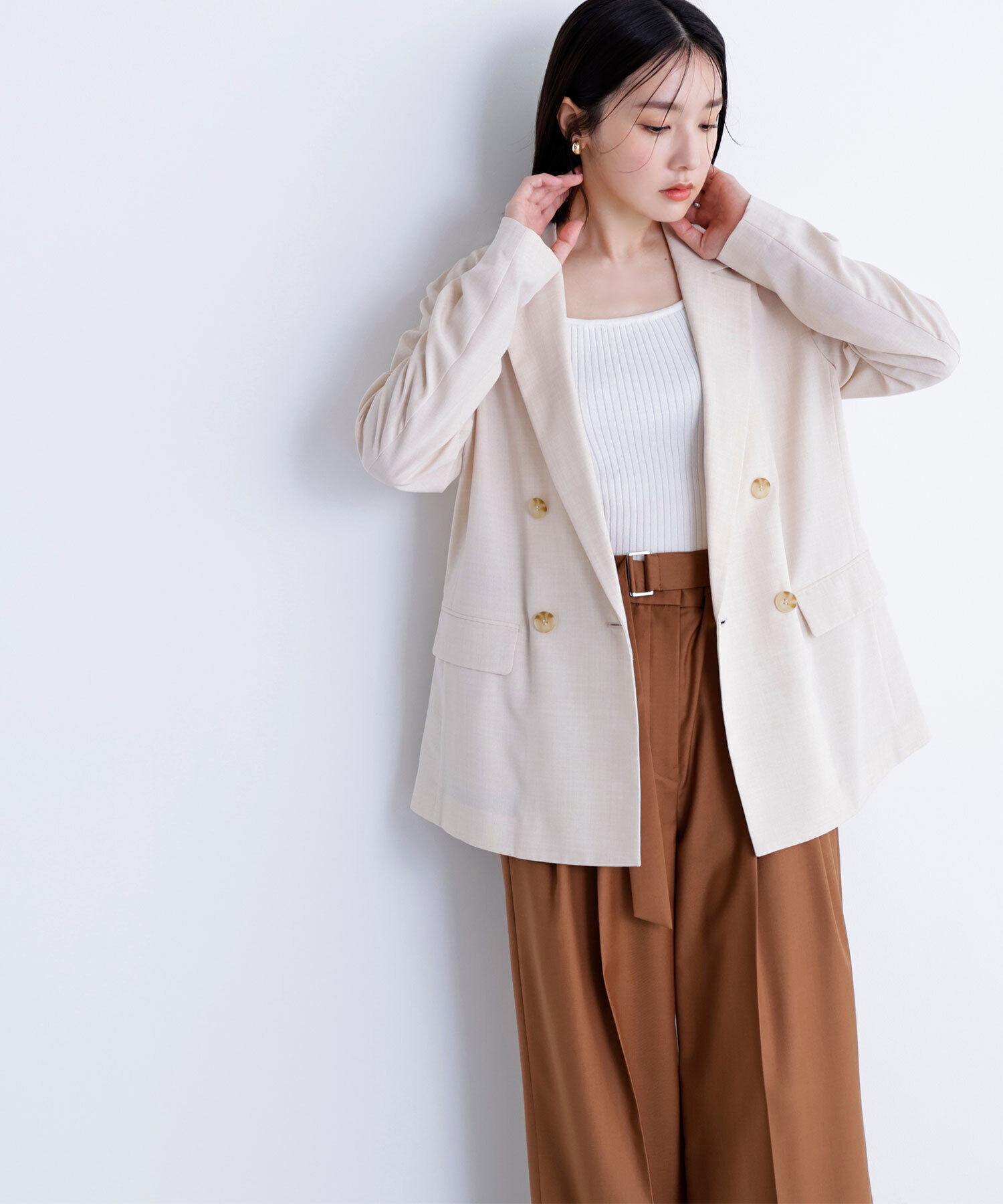  「ライトボクシーダブルジャケット」|ブルゾン・スタジャン|ライトベージ