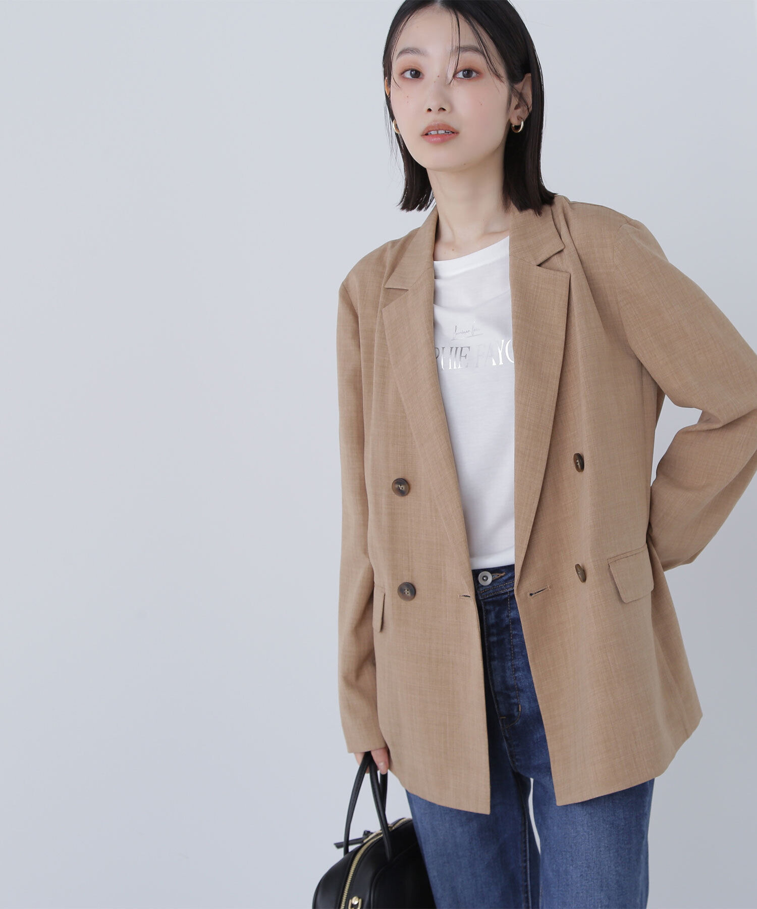  「ライトボクシーダブルジャケット」|ブルゾン・スタジャン|