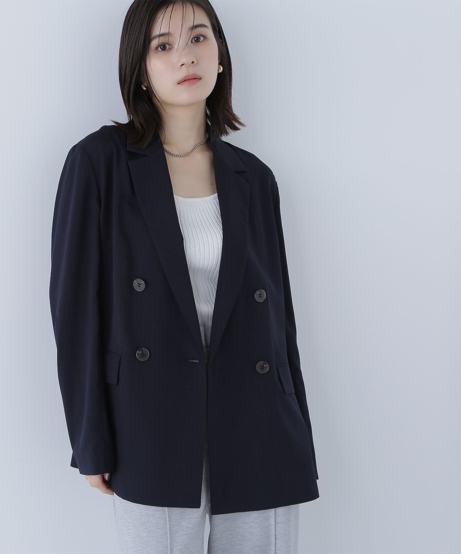  「ライトボクシーダブルジャケット」|ブルゾン・スタジャン|