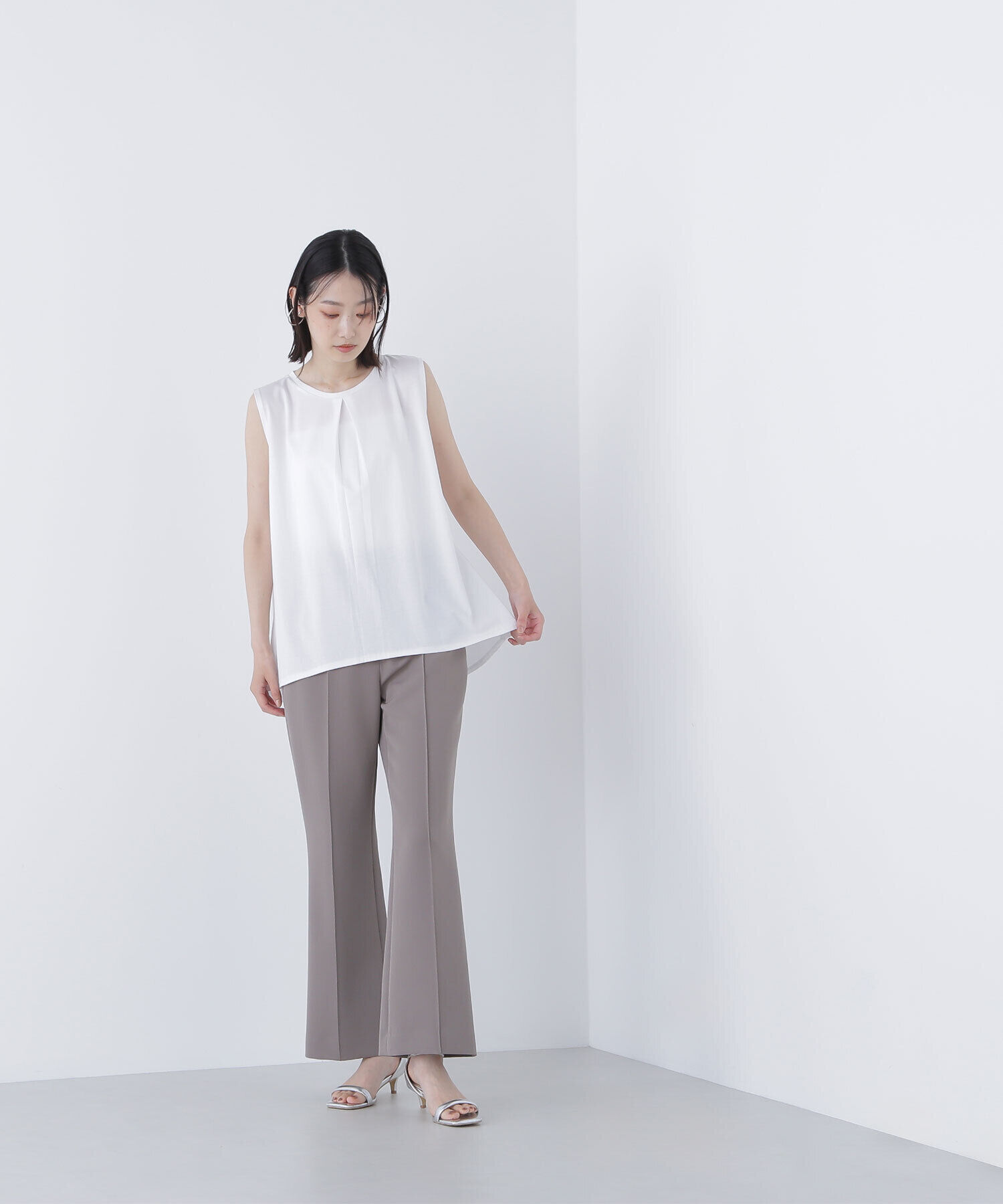  「シアーフレアトップス」|Tシャツ・カットソー|