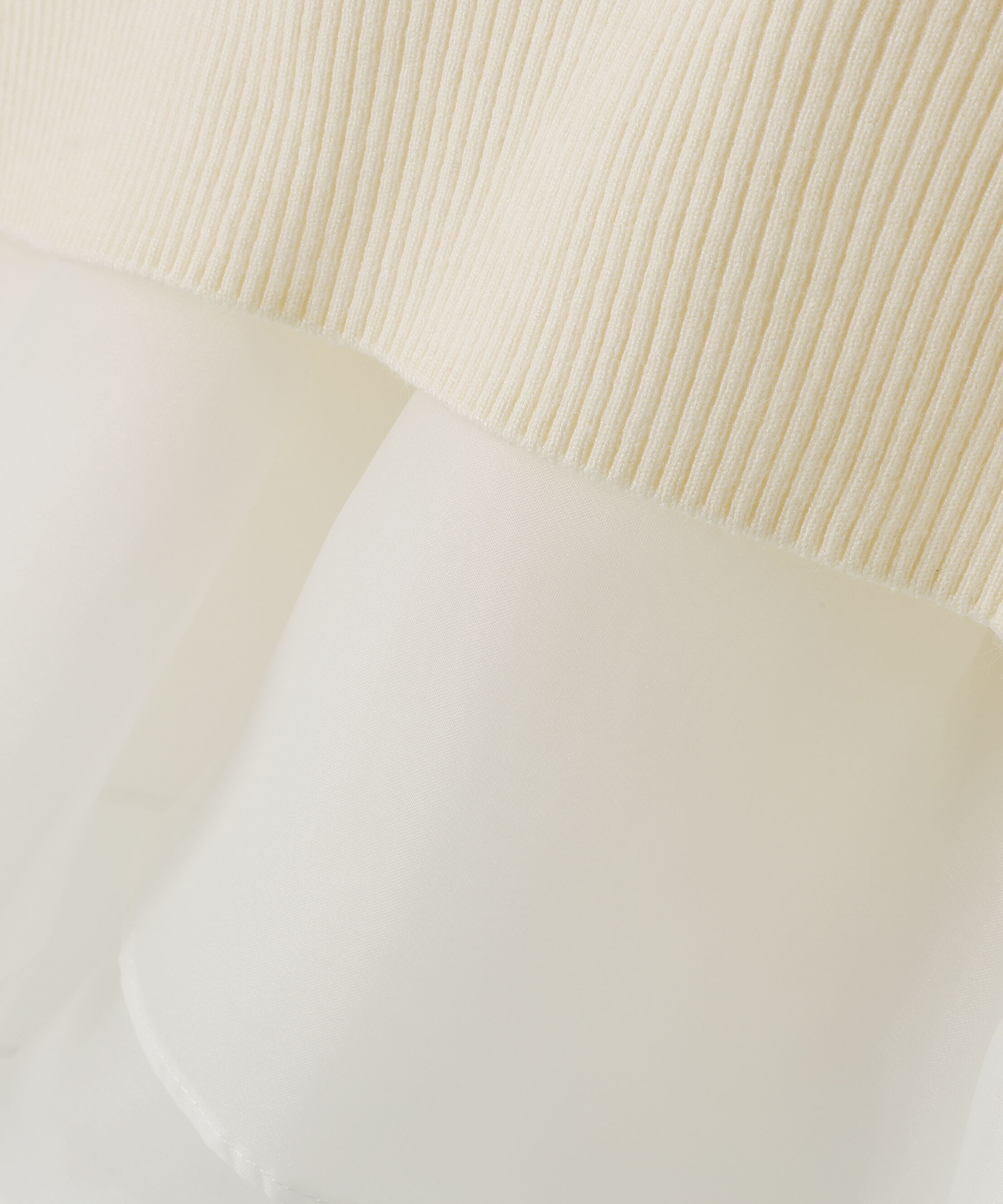  「オーガンドッキングスキッパーニット」|ニット・セーター|