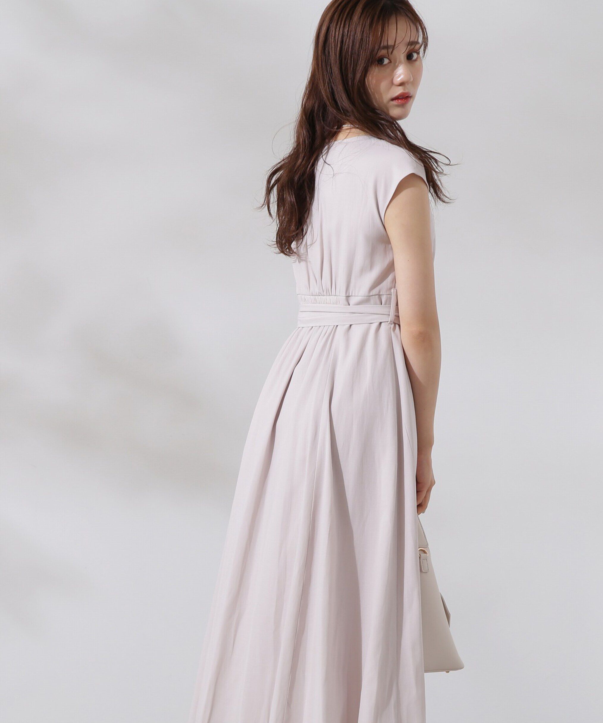 PROPORTION BODY DRESSING「Vネックシャツワンピース」|ワンピース|