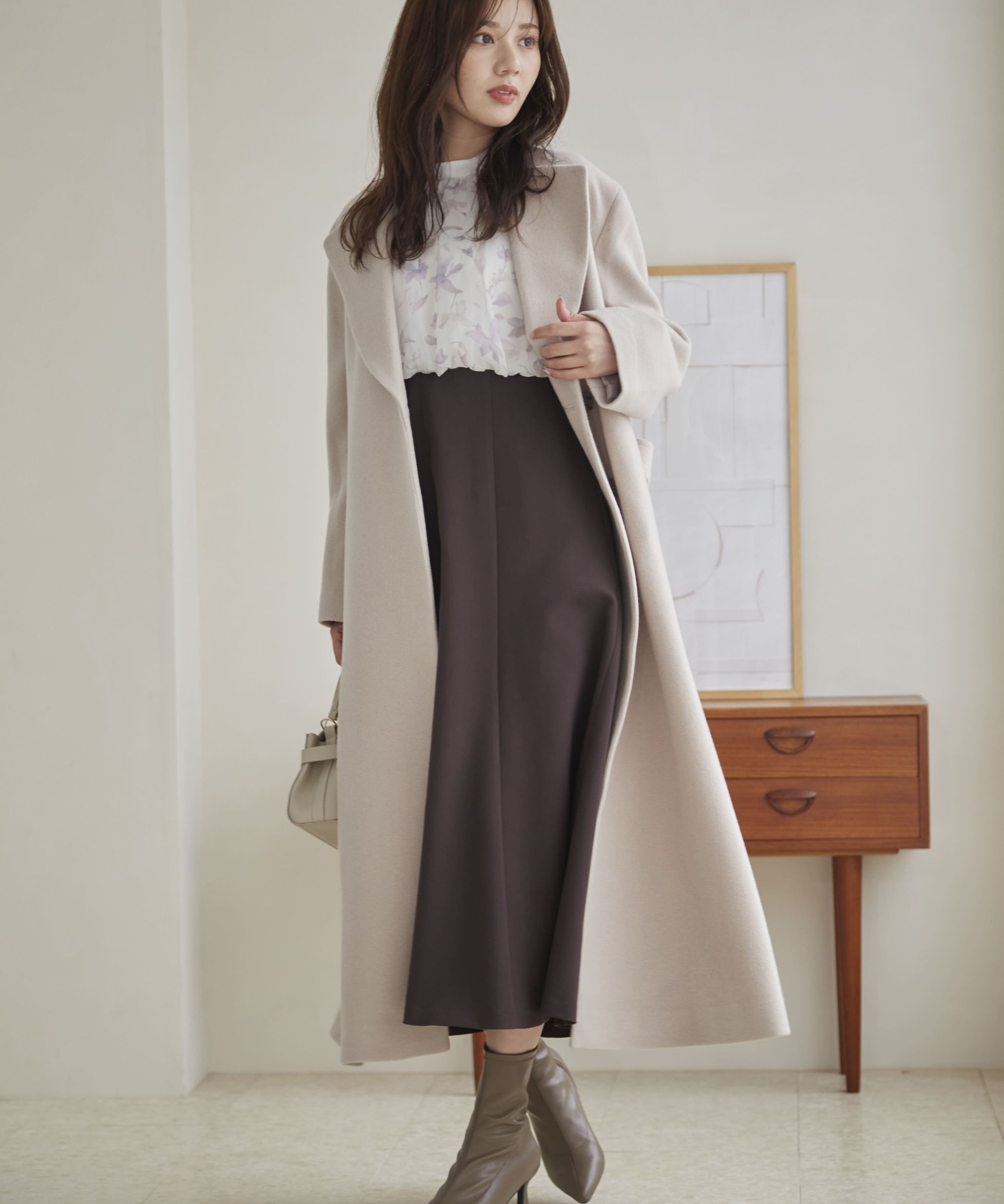 PROPORTION BODY DRESSING「フラワードッキングワンピース24AW」|ワンピース|