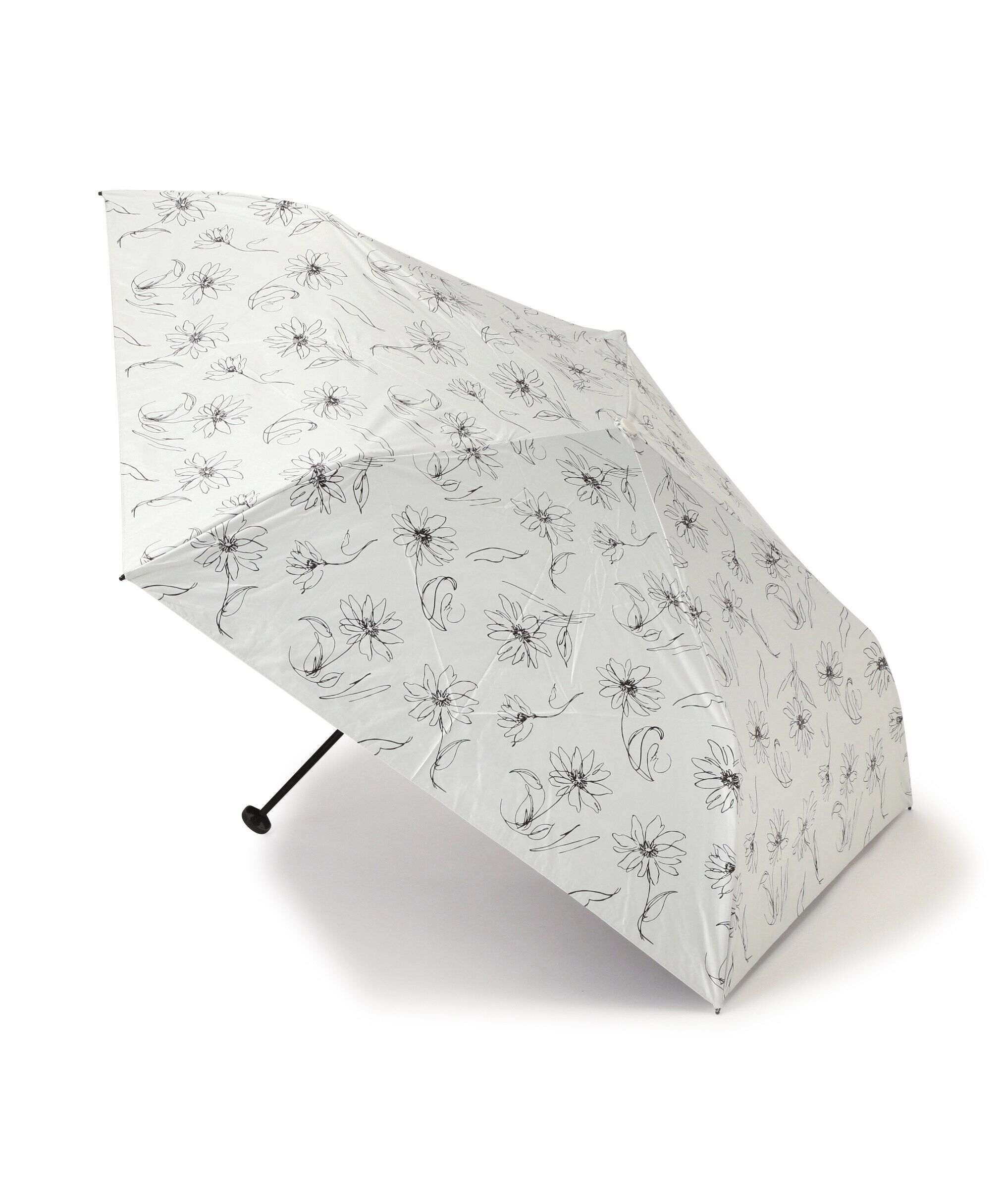 PROPORTION BODY DRESSING「ラインフラワー折りたたみアンブレラ」|その他|ホワイト