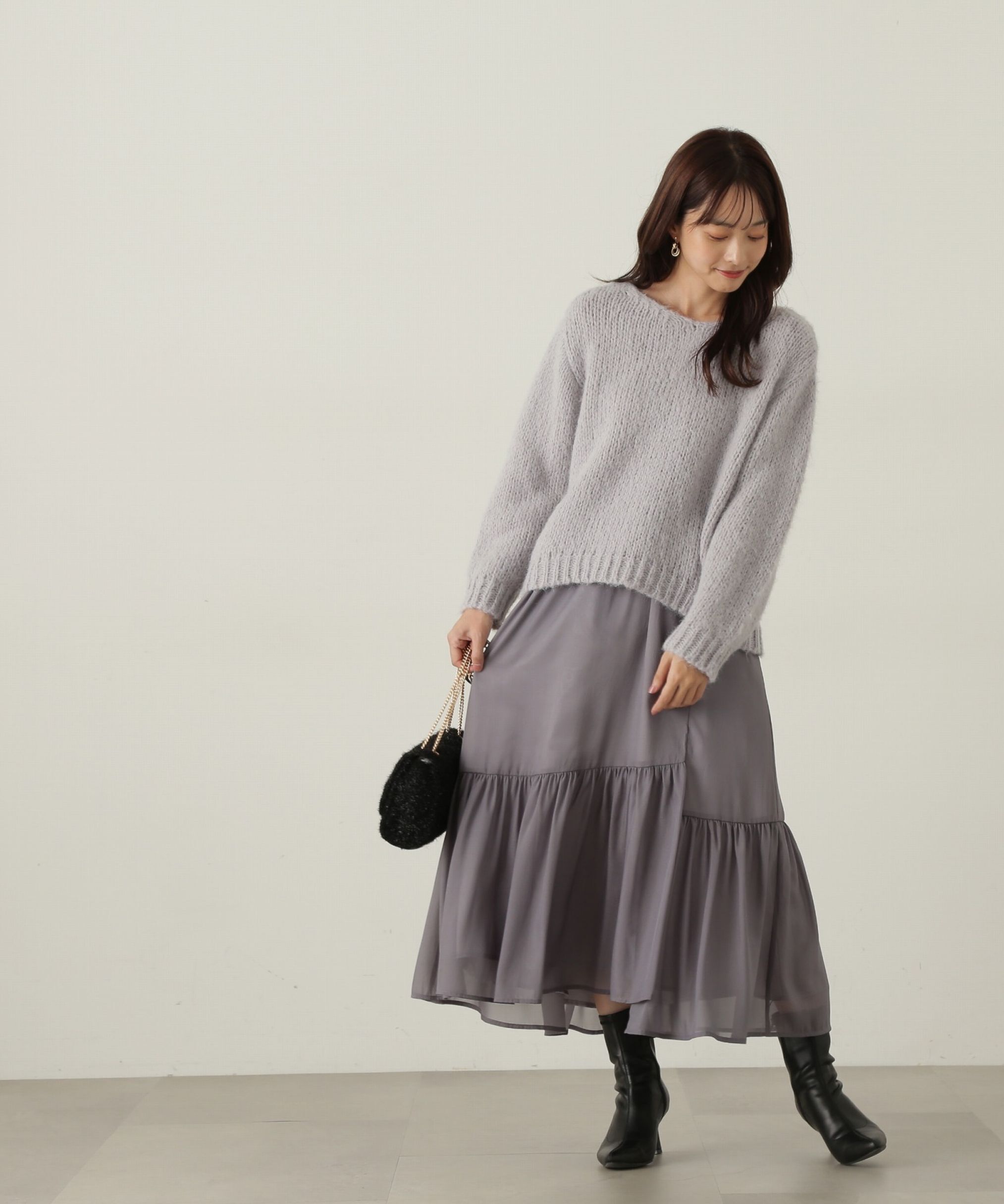 PROPORTION BODY DRESSING「イレヘムシアーティアードスカート」|スカート|