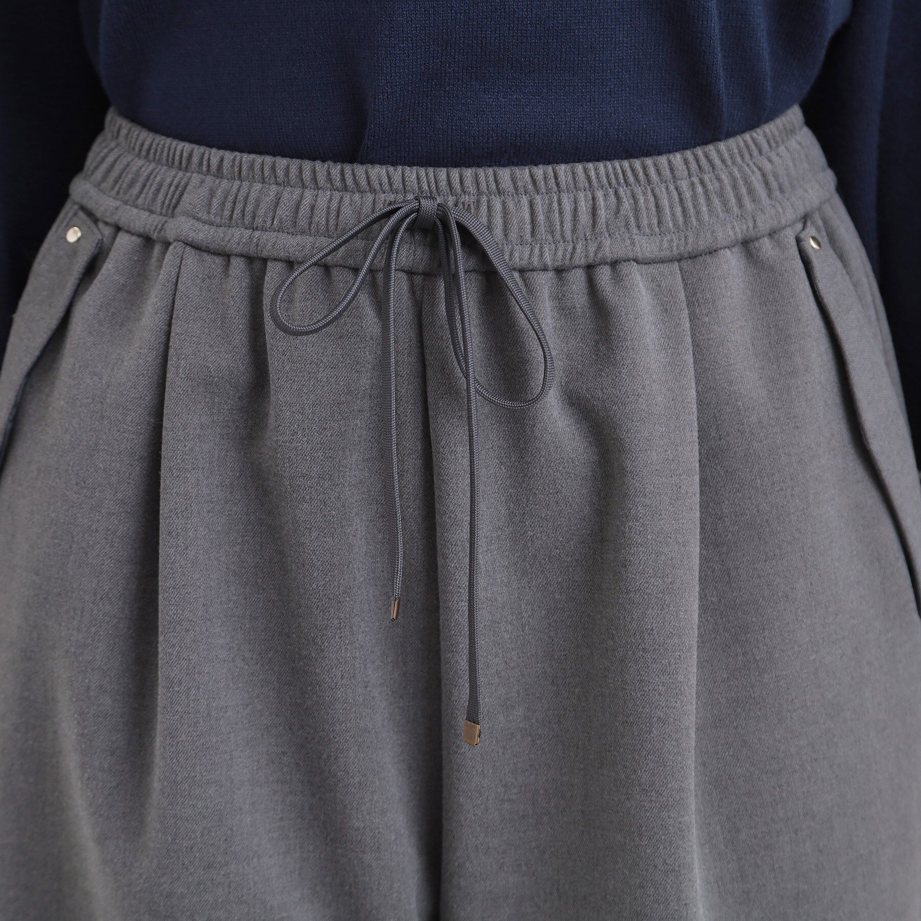 SHOO･LA･RUE「【風を通しにくい】フラップイージーワイドパンツ」|その他|