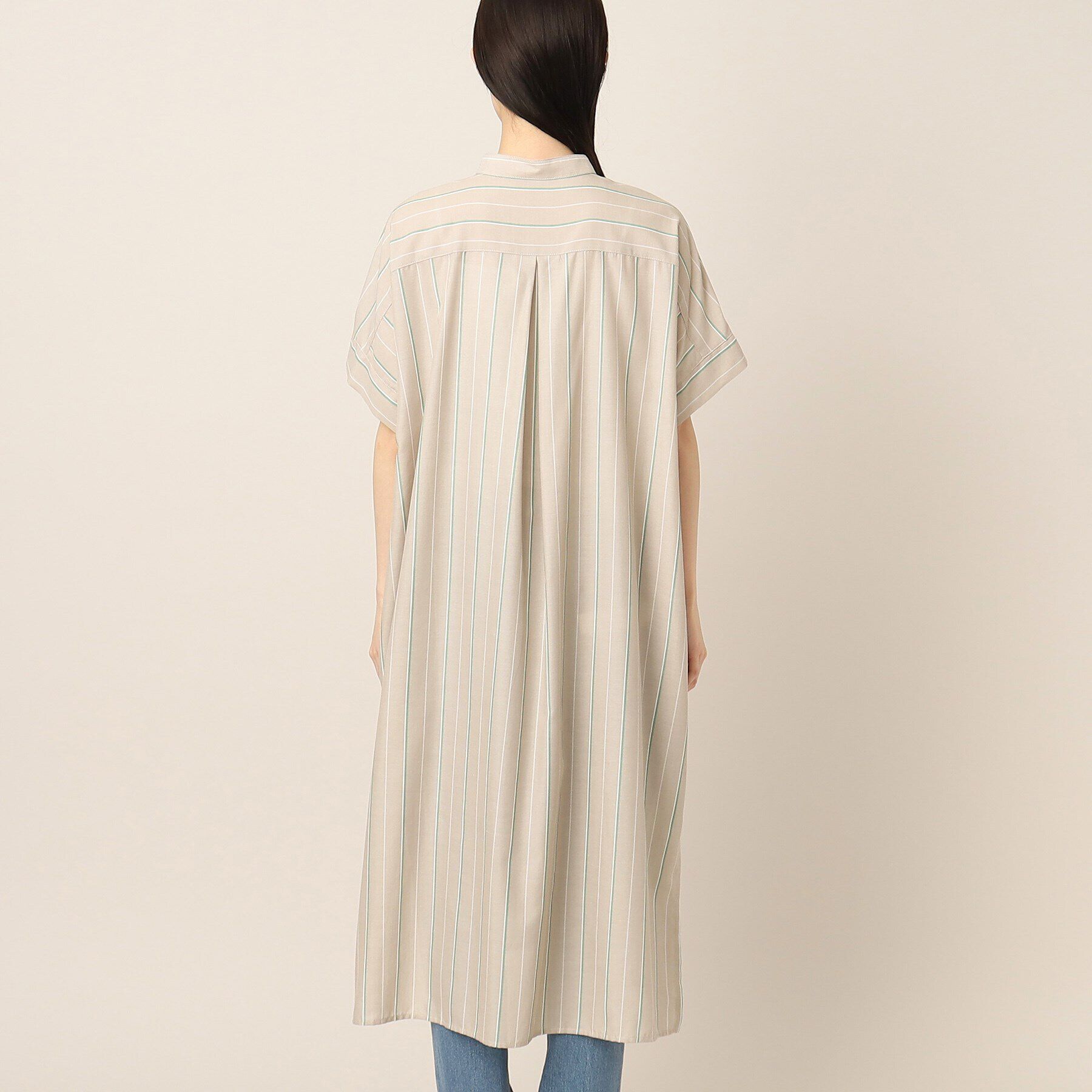 Dessin「アソート柄ロングシャツワンピース」|ワンピース|