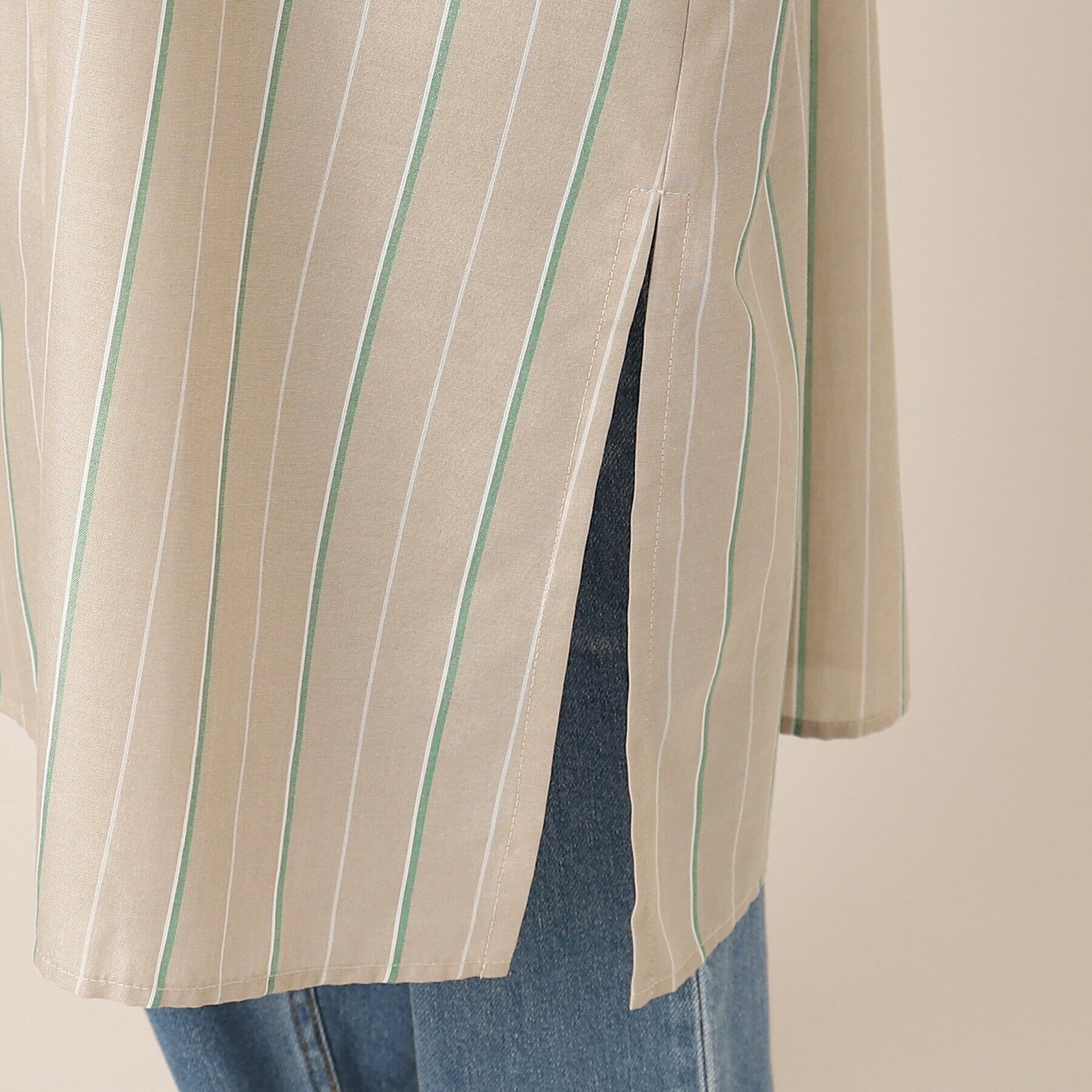 Dessin「アソート柄ロングシャツワンピース」|ワンピース|