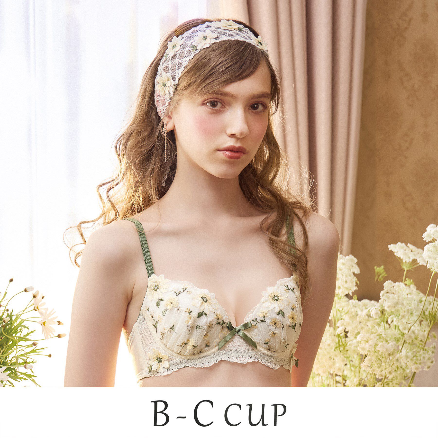 Risa Magli「アルマ ブラジャー （B-C） ＜スウィートリッチ＞」|インナー|アイボリー(004)