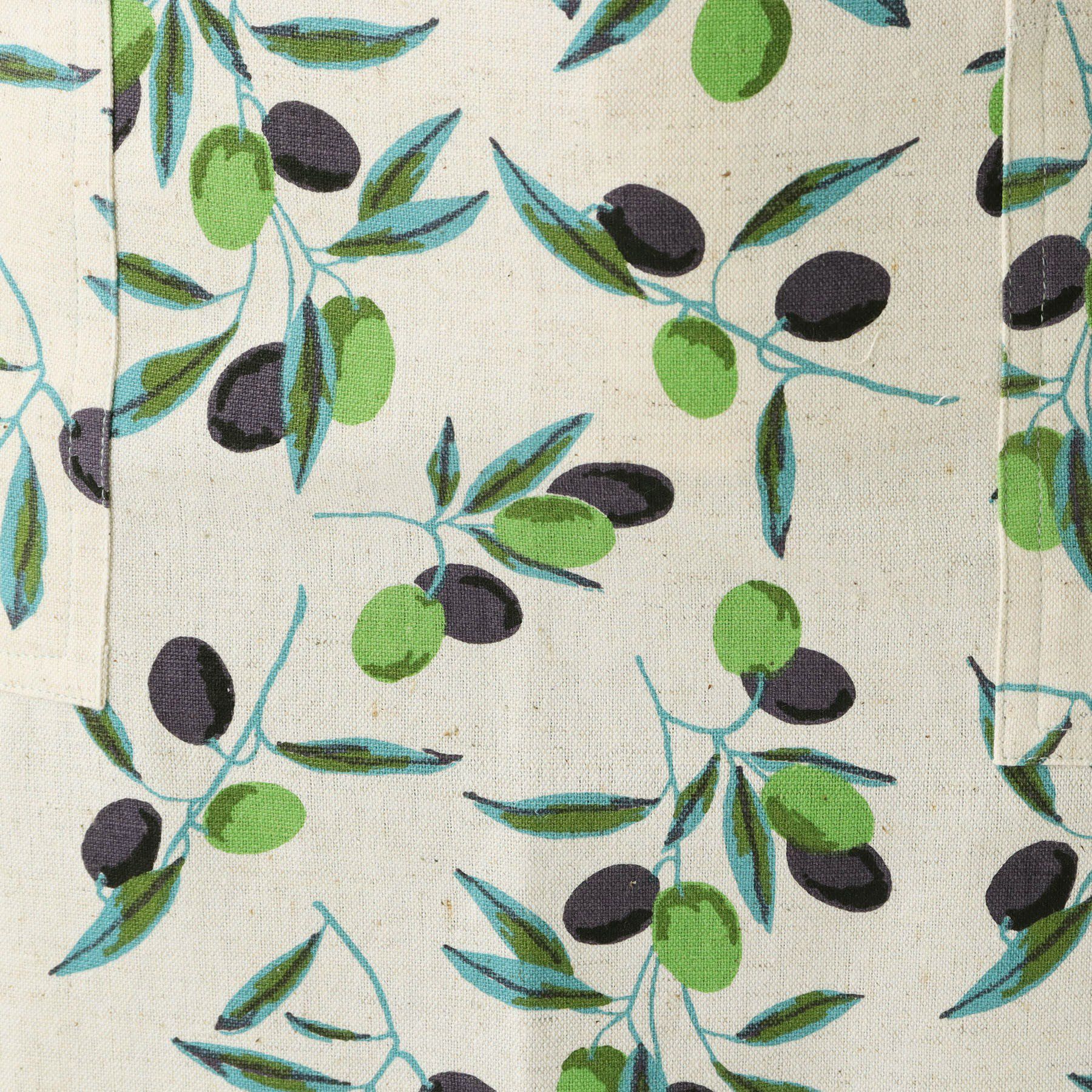 212 KITCHEN STORE「オリーブボーダー ギャルソンエプロン NT」|食器・キッチングッズ|