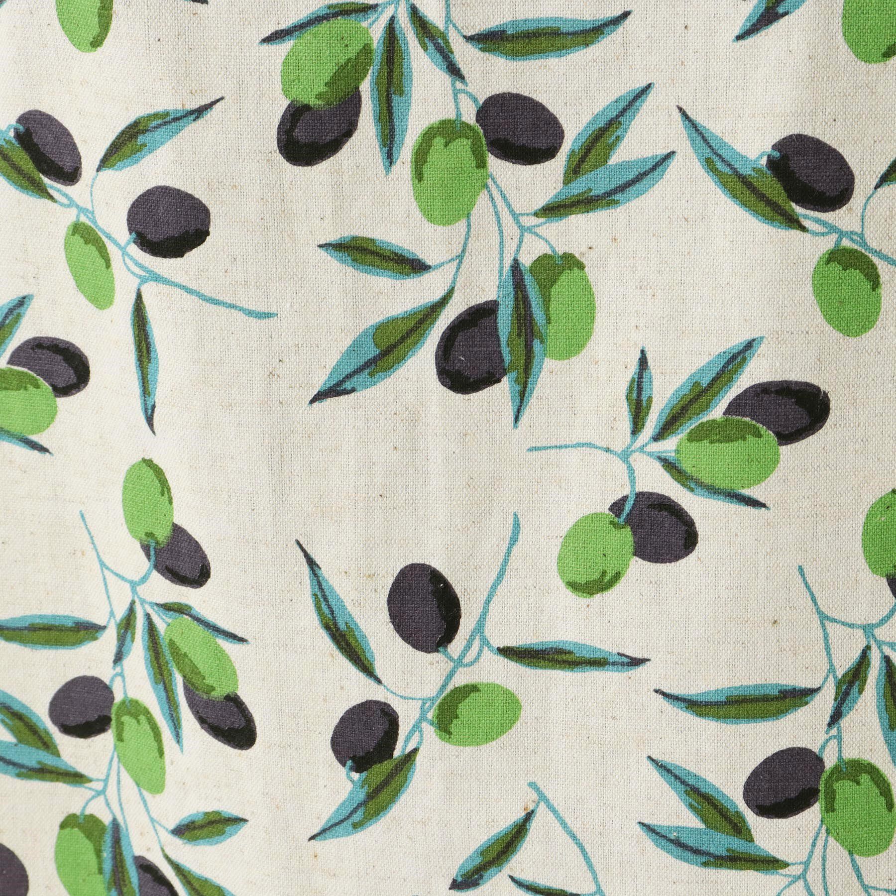 212 KITCHEN STORE「オリーブボーダー ロングエプロン NT」|食器・キッチングッズ|