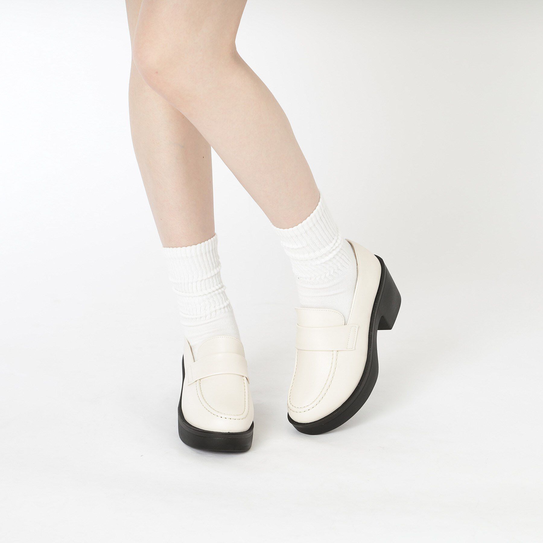 csT&P「2WAYガーリーリボンボリュームローファー」|パンプス|