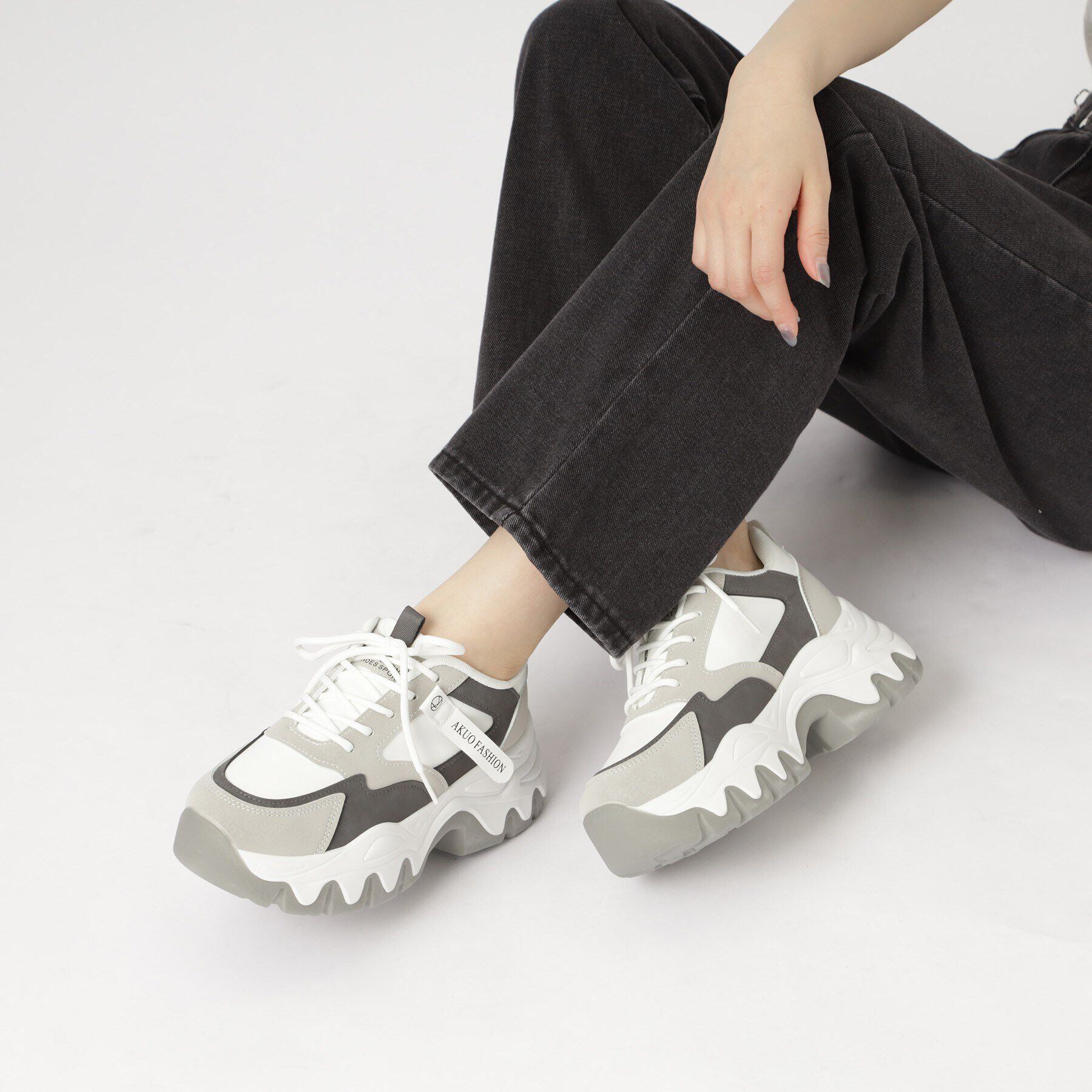 csT&P「厚底凸凹ソールスニーカー」|スニーカー|