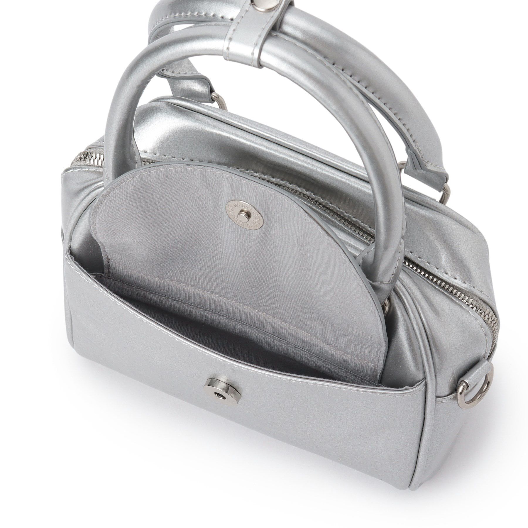 Ober Tashe「エナメル調2WAYミニボストン」|ボストンバッグ|