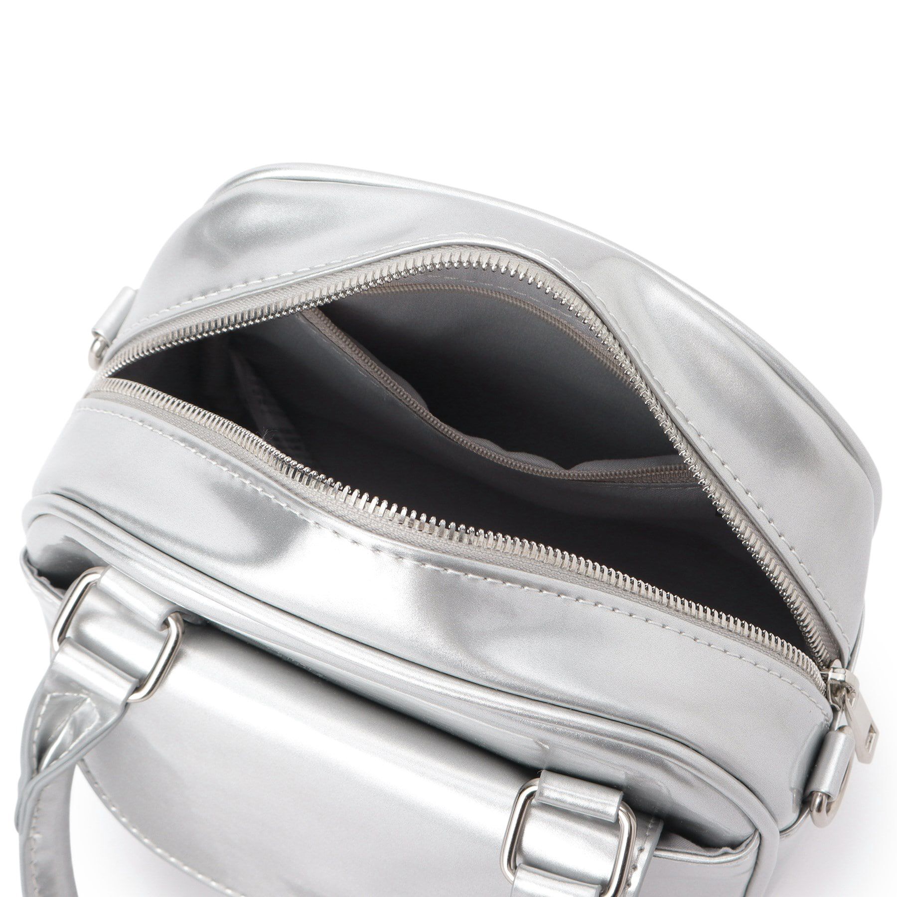 Ober Tashe「エナメル調2WAYミニボストン」|ボストンバッグ|