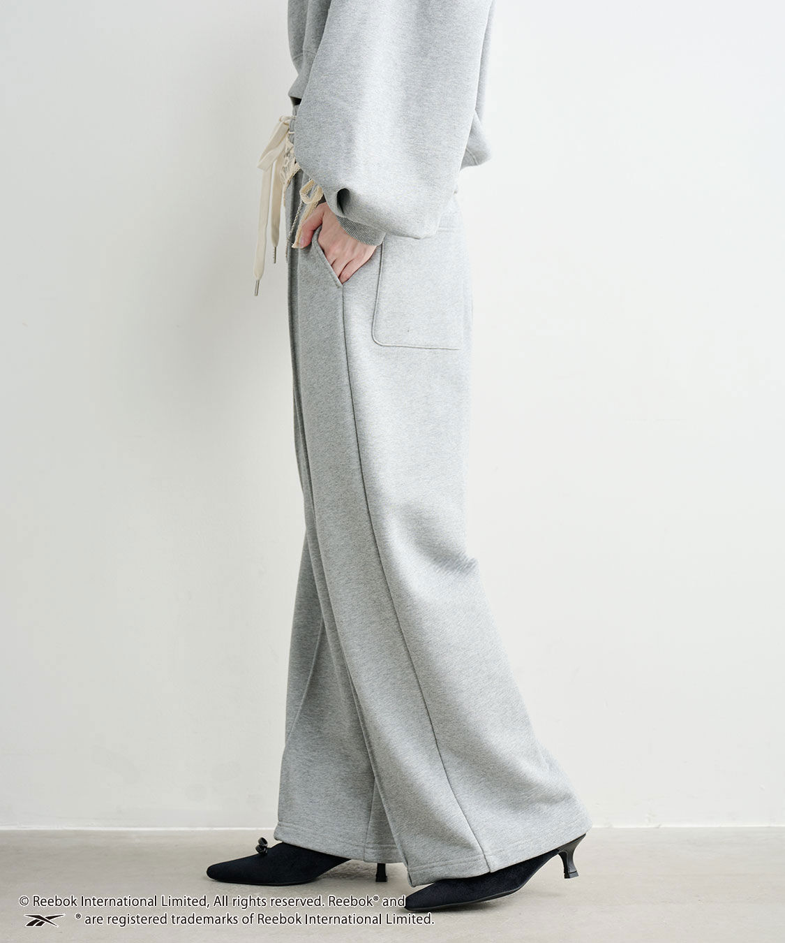 COCO DEAL「《COCO DEAL/Reebok》スウェットワイドパンツ」|その他|