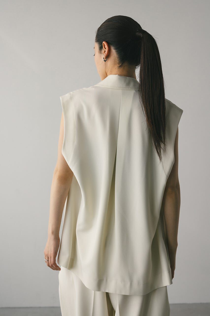 STYLEMIXER「ステッチラインステンカラーベスト」|ダウンベスト・ベスト|