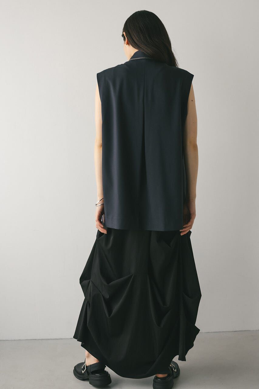 STYLEMIXER「ステッチラインステンカラーベスト」|ダウンベスト・ベスト|