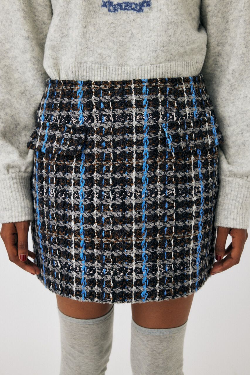 MOUSSY「NEP TWEED ミニスカート」|スカート|