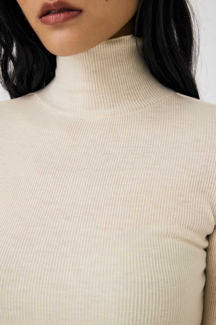 MOUSSY「SOFT TEREKO ハイネックトップス」|Tシャツ・カットソー|