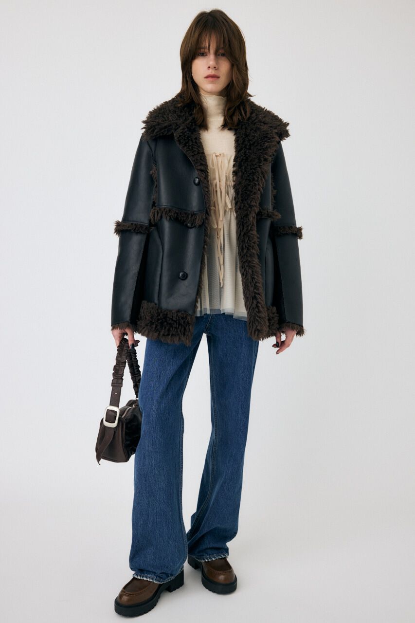 MOUSSY「SOFT TEREKO ハイネックトップス」|Tシャツ・カットソー|