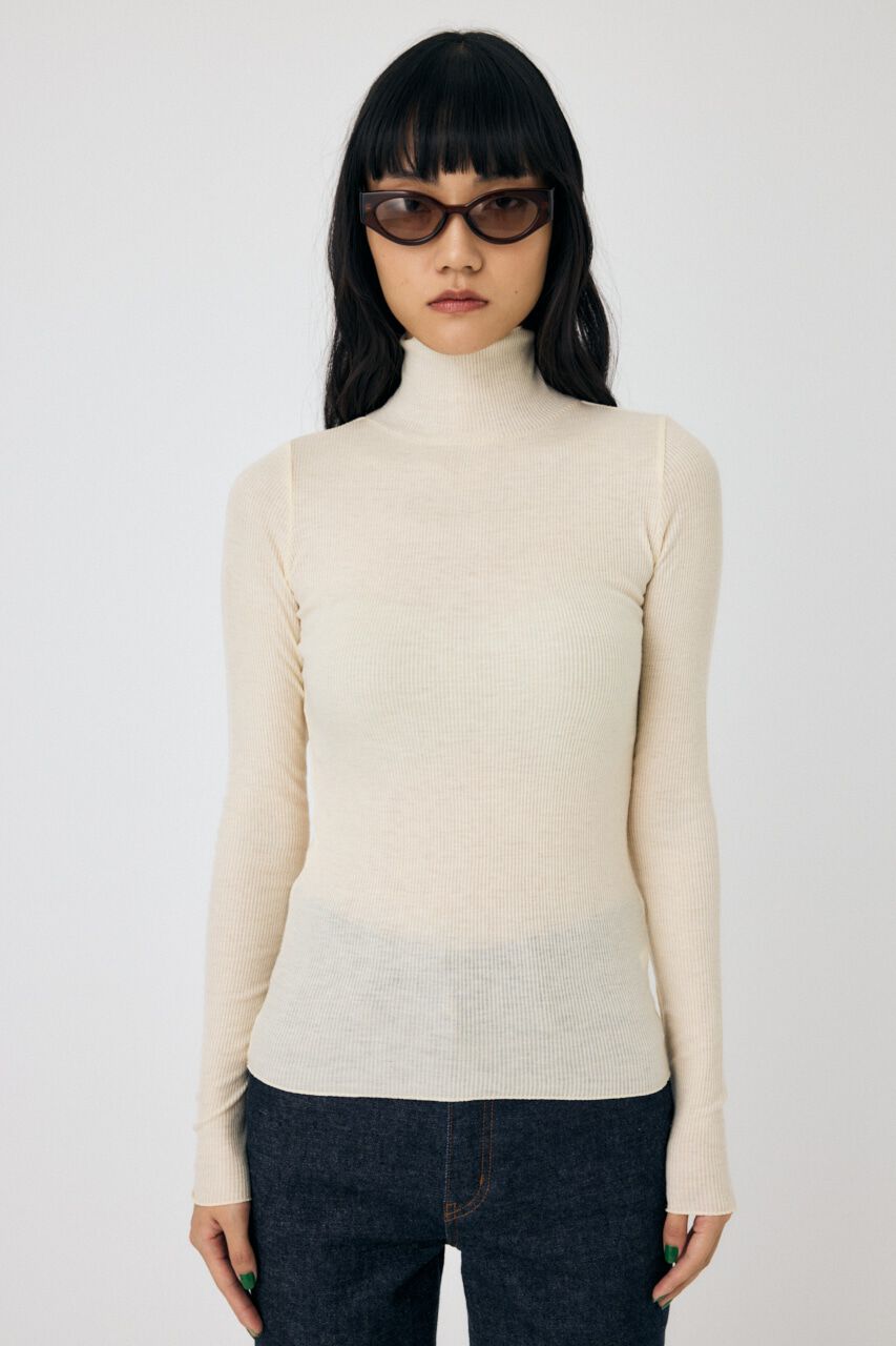 MOUSSY「SOFT TEREKO ハイネックトップス」|Tシャツ・カットソー|