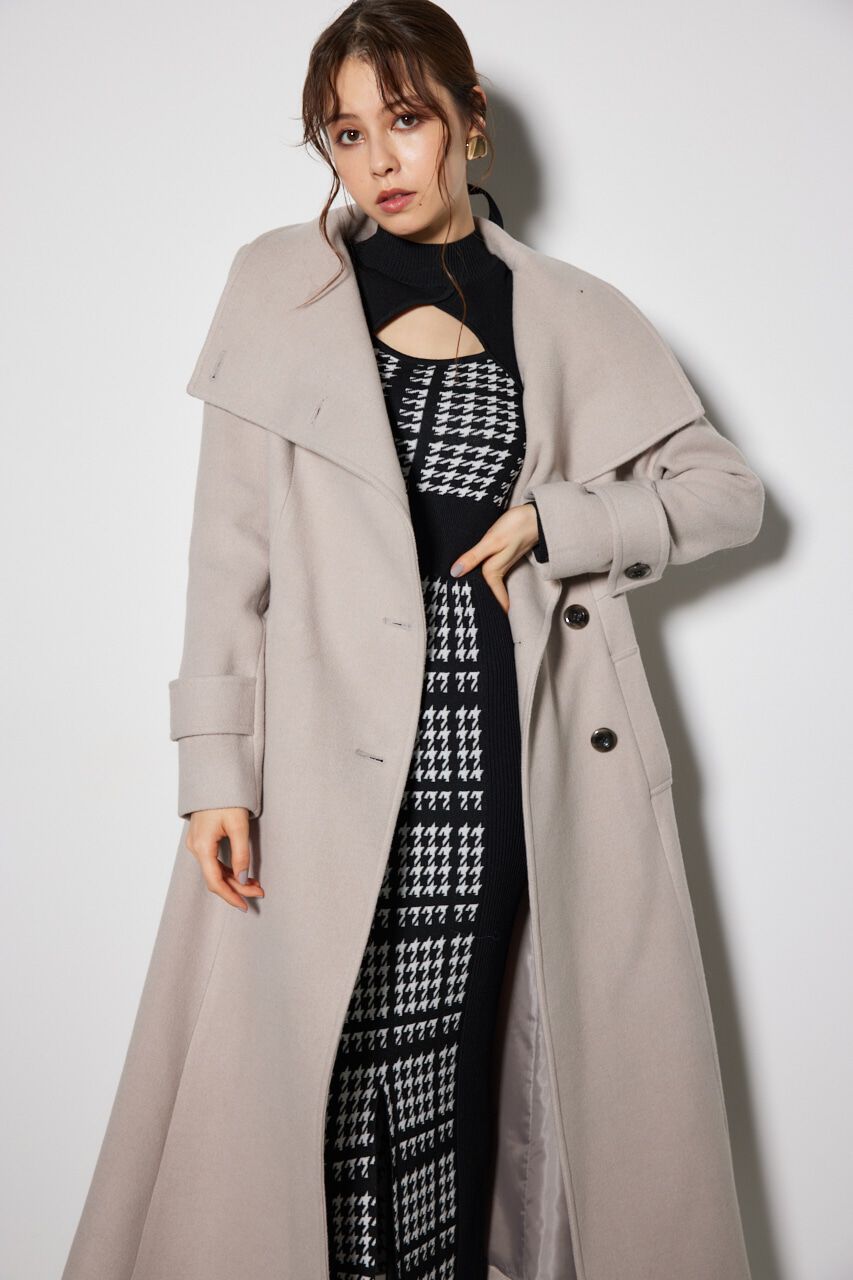 rienda「オーバーネックシンデレララインコート」|その他|