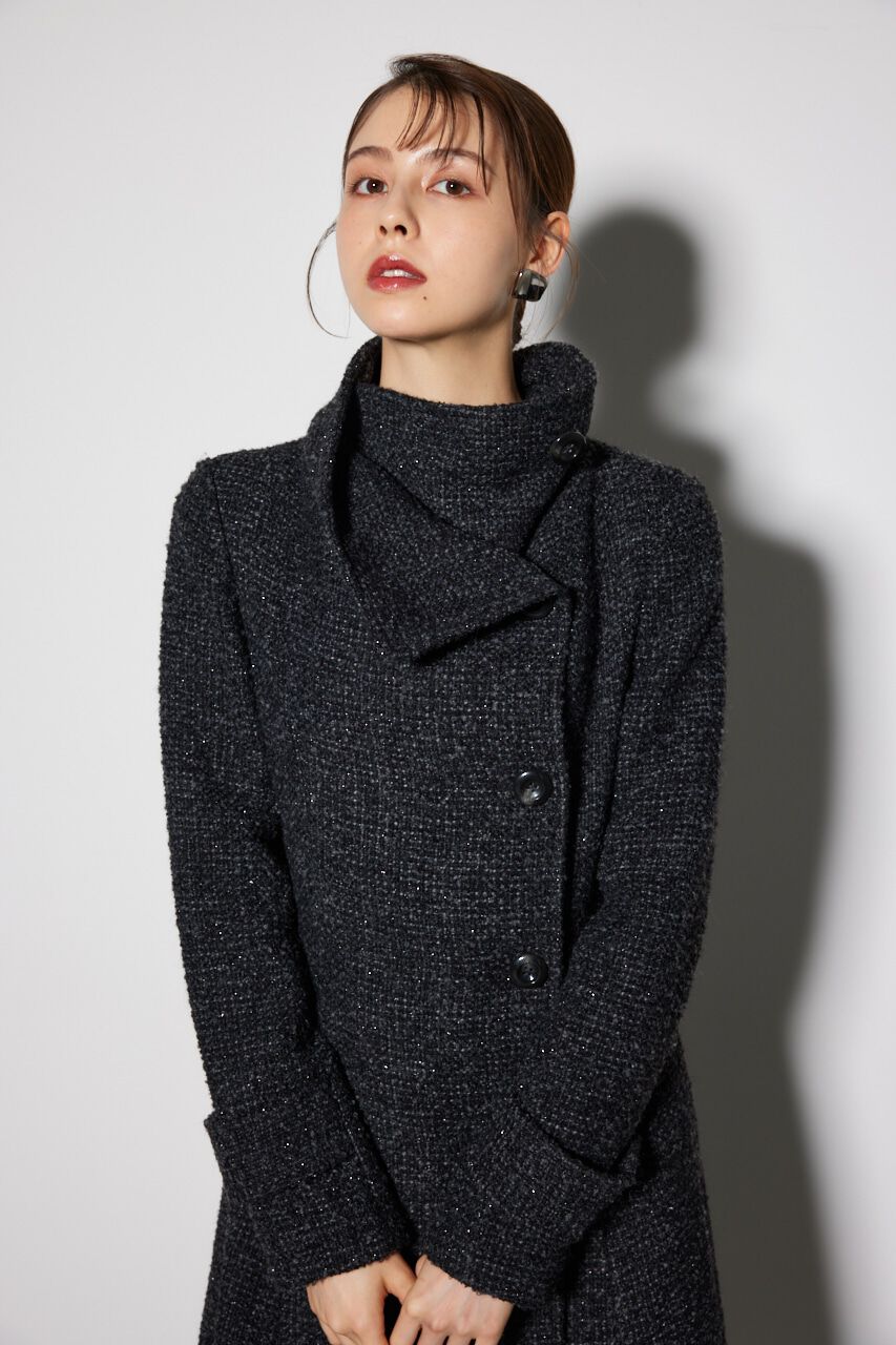 rienda「オーバーネックシンデレララインコート」|その他|