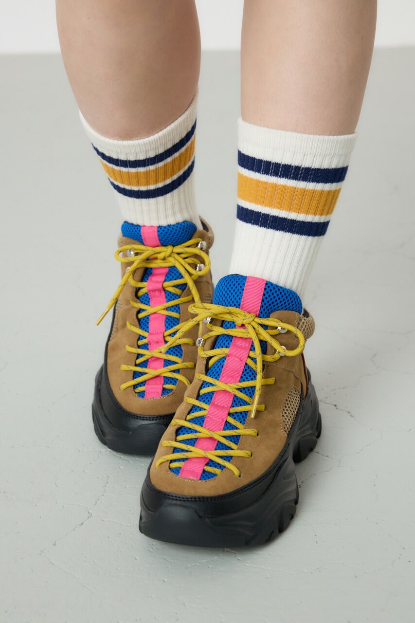 RODEO CROWNS「COLOR LACE HICUT SNEAKER」|スニーカー|