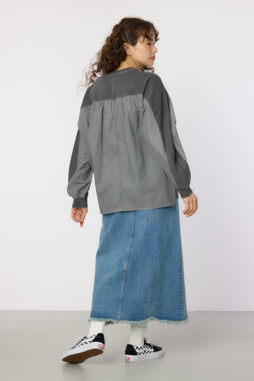 RODEO CROWNS「ピグメントバック切替トップス」|Tシャツ・カットソー|