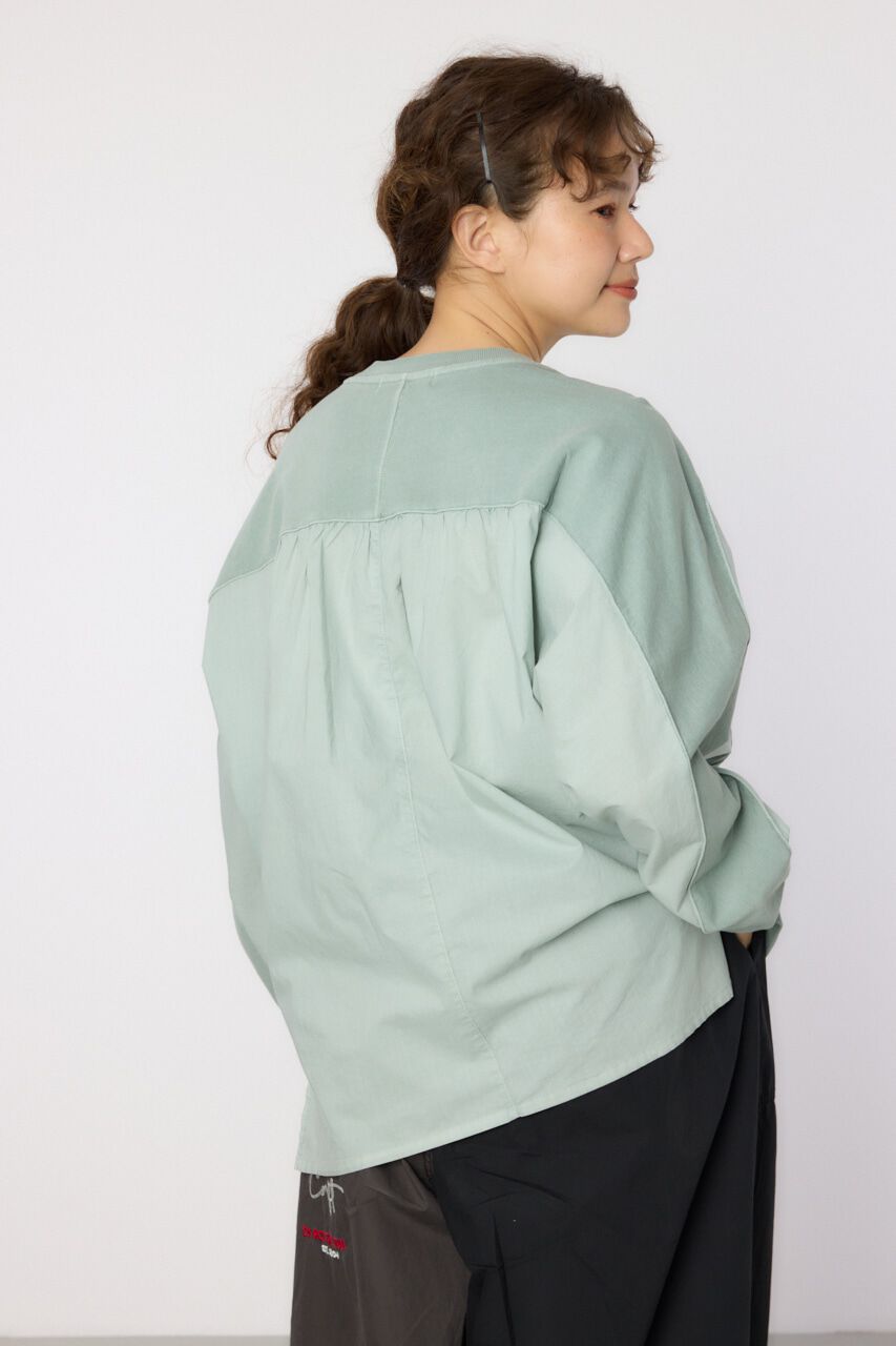 RODEO CROWNS「ピグメントバック切替トップス」|Tシャツ・カットソー|