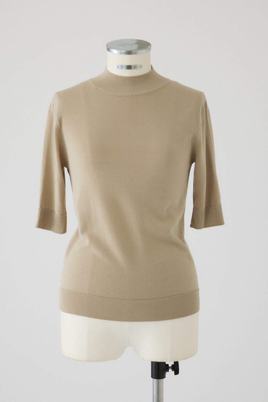 RIM.ARK 「Silk mix fit tops」|ニット・セーター|BEG