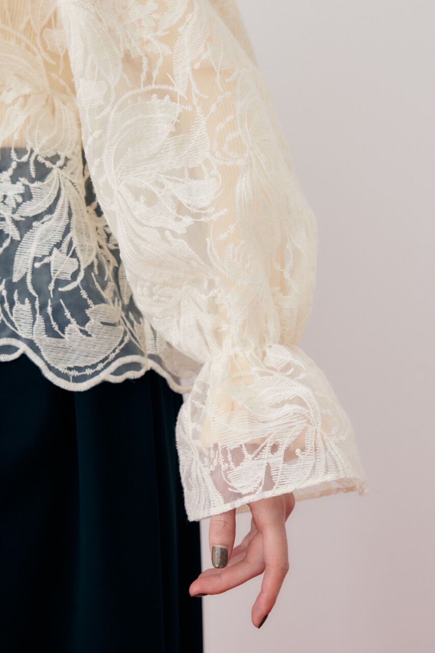 HeRIN.CYE「Lace blouse」|シャツ・ブラウス|