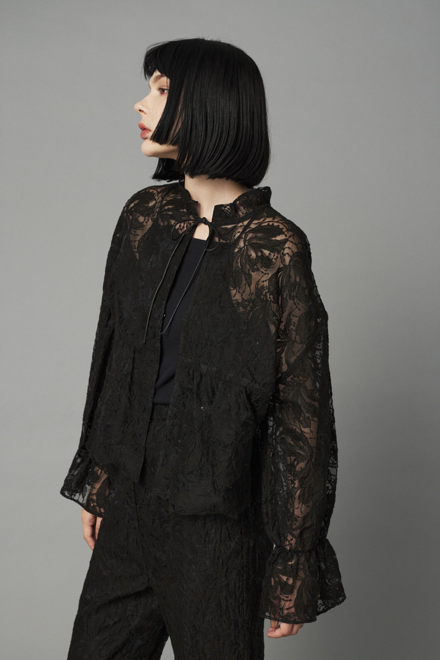 HeRIN.CYE「Lace blouse」|シャツ・ブラウス|
