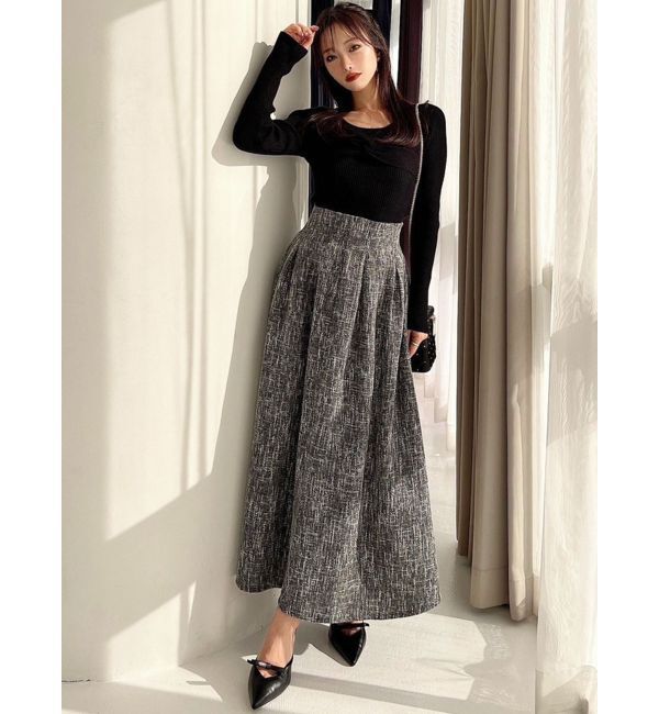 RESEXXY「ウエストタックツイードスカート」|スカート|