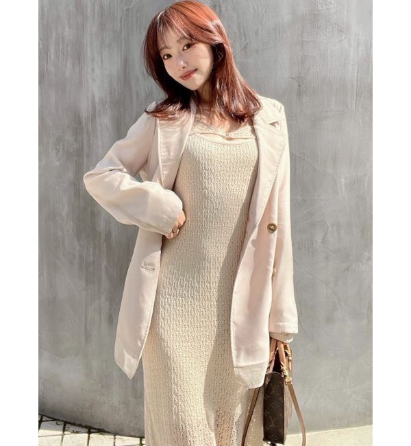 RESEXXY「シアーレイヤードジャケット」|テーラードジャケット|