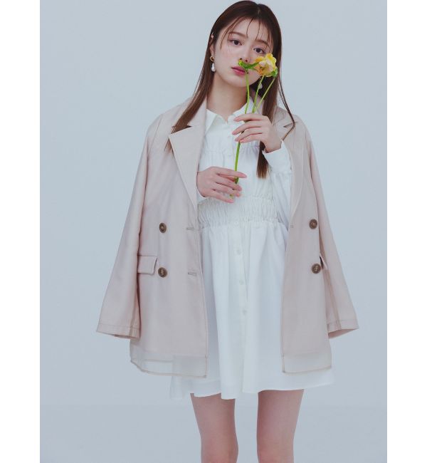 RESEXXY「シアーレイヤードジャケット」|テーラードジャケット|