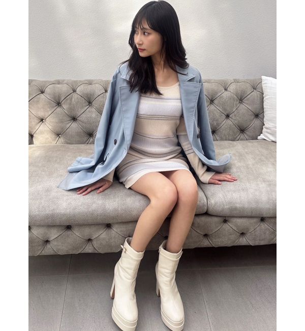 RESEXXY「シアーレイヤードジャケット」|テーラードジャケット|