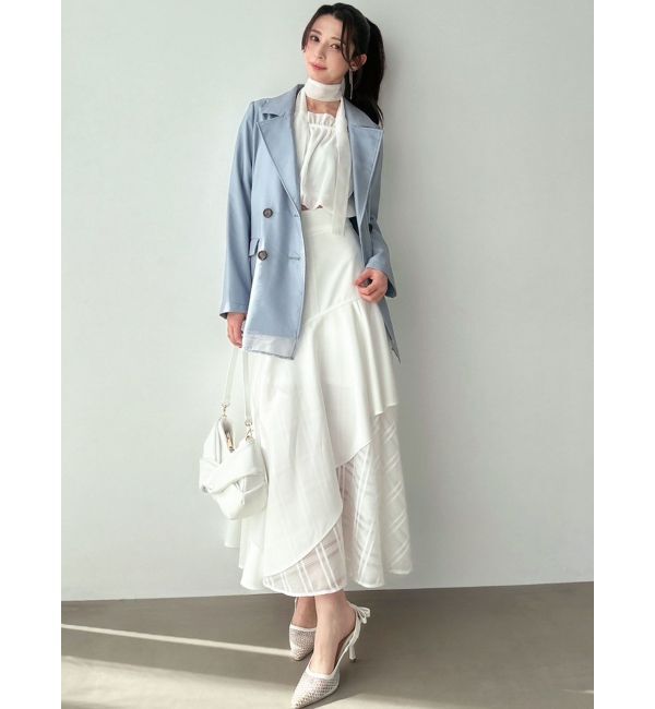 RESEXXY「シアーレイヤードジャケット」|テーラードジャケット|