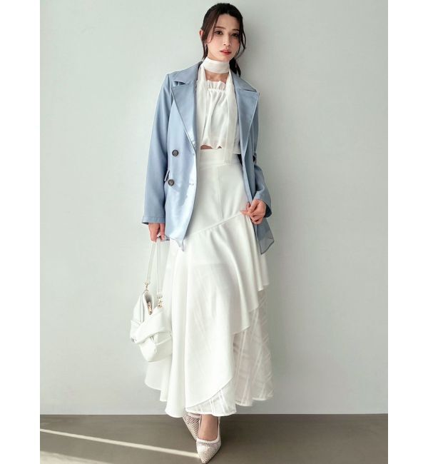 RESEXXY「シアーレイヤードジャケット」|テーラードジャケット|