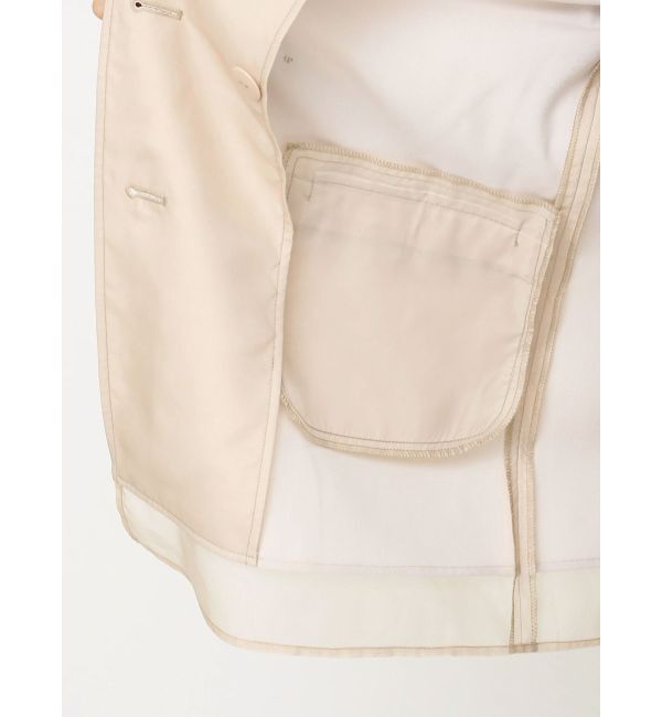 RESEXXY「シアーレイヤードジャケット」|テーラードジャケット|