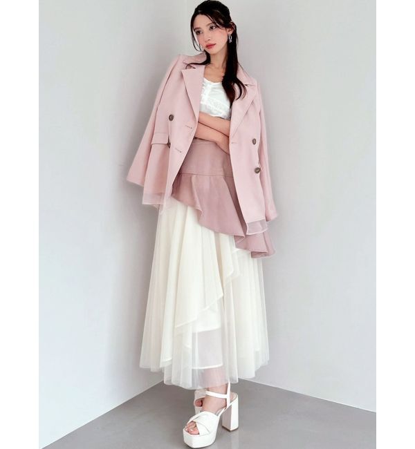 RESEXXY「シアーレイヤードジャケット」|テーラードジャケット|