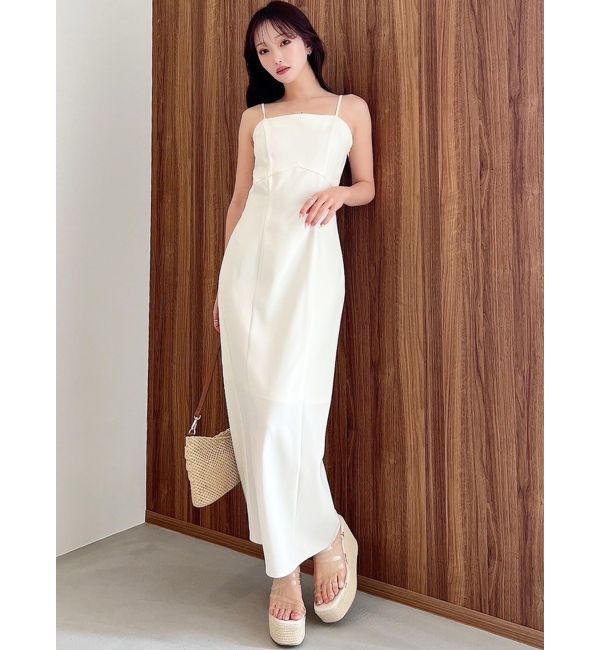 RESEXXY「Iラインキャミワンピース【セットアップ着用可能/ピンクWEB限定カラー】」|ワンピース|