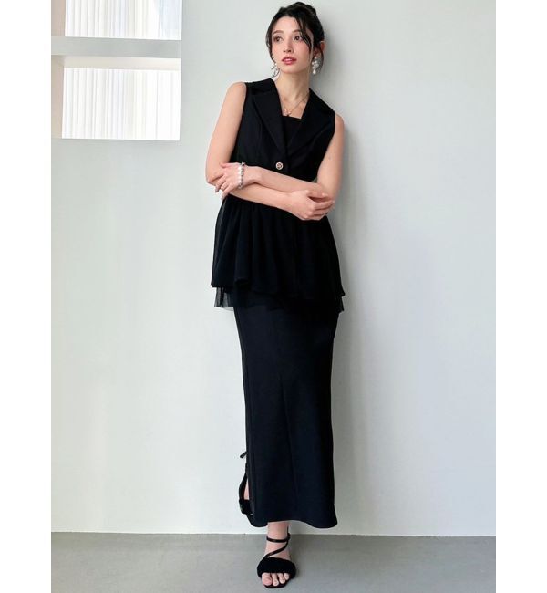 RESEXXY「Iラインキャミワンピース【セットアップ着用可能/ピンクWEB限定カラー】」|ワンピース|