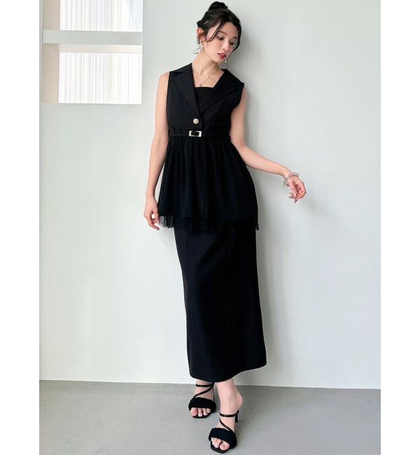 RESEXXY「Iラインキャミワンピース【セットアップ着用可能/ピンクWEB限定カラー】」|ワンピース|