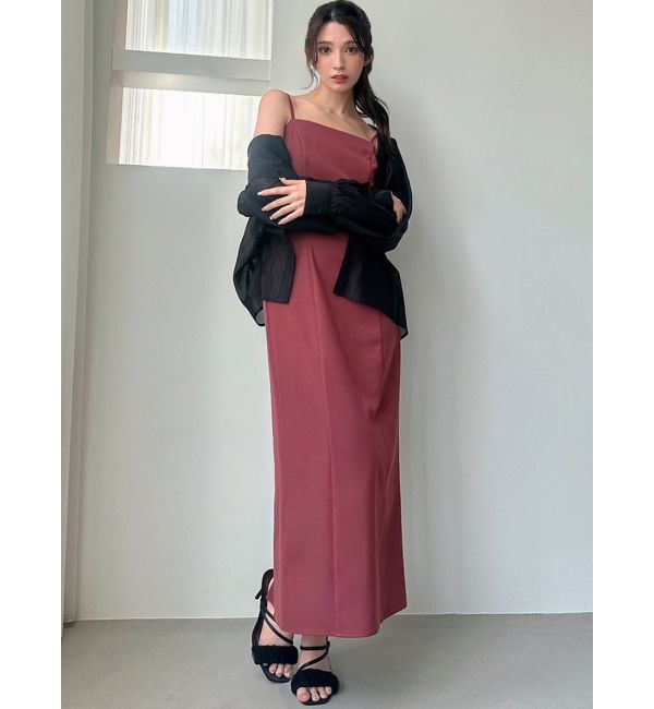 RESEXXY「Iラインキャミワンピース【セットアップ着用可能/ピンクWEB限定カラー】」|ワンピース|