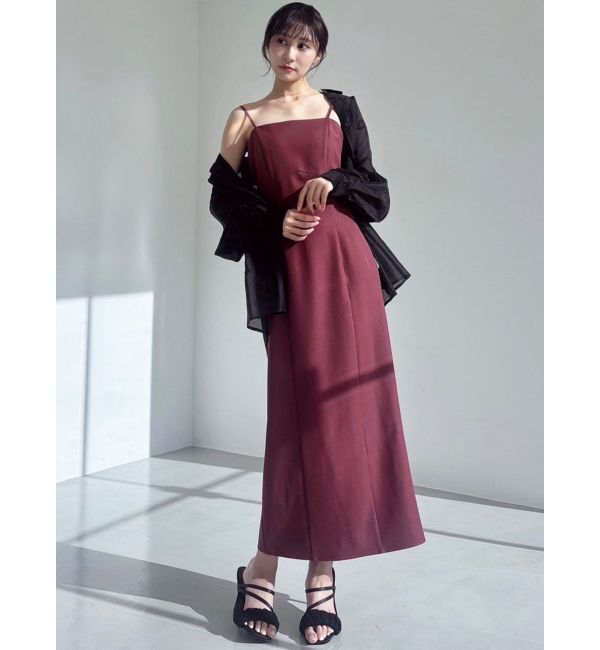 RESEXXY「Iラインキャミワンピース【セットアップ着用可能/ピンクWEB限定カラー】」|ワンピース|